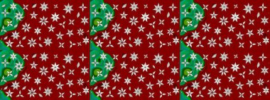 Raster illüstrasyonundaki çiçek desenli çizim. Suluboya tarzında kırmızı renkte çiçekler.