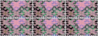 Tarafsız renklerde çiçekler. Çiçekli karalama şeklinde Raster çiçek deseni. Yumuşak, bahar çiçekli arka plan.