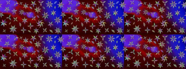 Tekrar eden çiçek arkaplanı, zarif kahverengi çiçek duvar kağıdı. Kahverengi renkler üzerine çiçek desenli çizimler, el yapımı papatyalar, papatyalar..