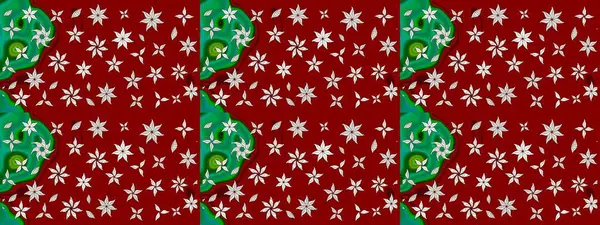 Raster illüstrasyonundaki çiçek desenli çizim. Suluboya tarzında kırmızı renkte çiçekler.