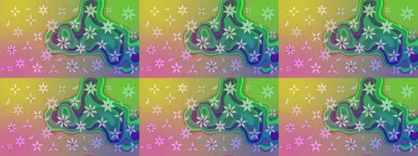 Eski usul küçük çiçekli şirin bir eskiz deseni. Moda arka planında parlak buketler. Kumaş, duvar kağıdı ve kağıt üzerine baskı yapmak için gelişen arka plan. Raster illüstrasyonu.