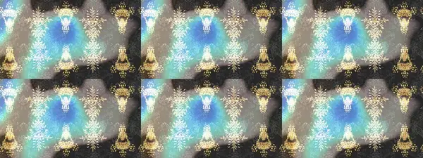 Parlak elementlerin. Çizim çiçek deseni duvar kağıdı, web sitesi arka planı, ambalaj kağıdı, davetiye, broşür, afiş veya web sitesi için kullanılabilir. El çizimi Raster illüstrasyonu.