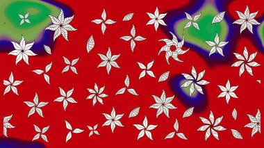 Kartlar, davetiyeler, tarih kartları ve daha fazlası için kullanılabilir. Raster şirin suluboya çiçek desenleri çiziyor. Büyük bir suluboya çiçek seti..