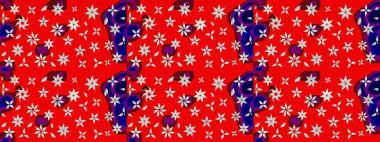 Yaz çiçekleri teması. Kırmızı renkler. El çizimi, soyut ve süslü elementler. Suluboya resim taklit Raster çizimi. Klasik çiçekler..