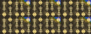 Yeni yıl kar tanesi. Düz kar karalama ikonları, yılbaşı afişi için kar taneleri silueti, kartlar. Gri, kahverengi ve yeşil renkler üzerine şirin soyut kar taneleri raster tasarımı.