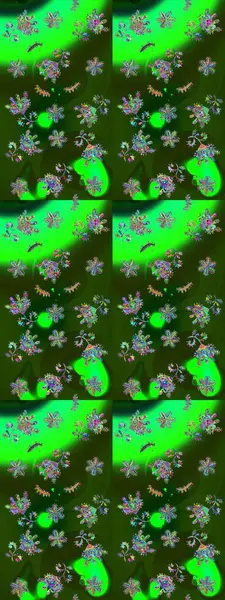 Raster kar taneleri deseni. Raster illüstrasyonu. Renkli arka planda güzel kar taneleri.