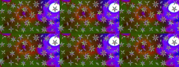 Kabile sanatı boho baskısı, klasik çiçek arkaplanı. Arkaplan dokusu, duvar kağıdı, yeşil renkli çiçek teması. Soyut etnik raster çizim kalıbı.