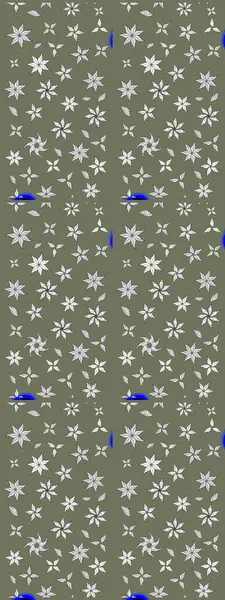 Yumuşak pamuk tasarımı. Paketleme, tekstil, duvar kâğıdı için çiçek eskizi. Klasik çiçek desenli. Yumuşak fayans. Raster taze dokusu.