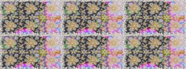 Geleneksel oryantasyon süsü. Kusursuz klasik raster altın desenli. Gri renklerde, altın elementlerle kusursuz desen. Klasik vintage arkaplan.