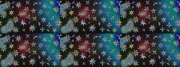 Hoş bir çiçek geçmişi var. Güzel kumaş deseni. Küçük bir çiçekte eskiz deseni. Raster illüstrasyonu.