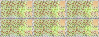 Raster illüstrasyonu. Renkli kelebeklerin kusursuz arka planı. Giysi tasarımı için tarafsız arkaplan dekorasyonu.