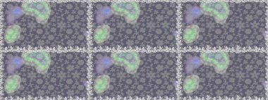 Raster illüstrasyonu. Gri renklerde bahar çiçekleri. Raster çiçek desenli ve çiçekli..