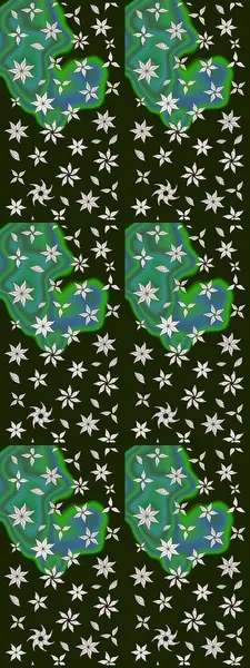 Gri renkler ve parlak çiçekler üzerine soyut çizim deseni. Çiçeksel elementlerle süslenmiş zarif raster dokusu. Küçük çiçekte şirin bir çiçek deseni var..