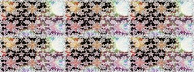 Güzel kumaş deseni. Düz Çiçek Elementleri Tasarımı. Raster illüstrasyonunda kusursuz çiçek deseni. Renkli Bahar Teması Kusursuz Arkaplan.