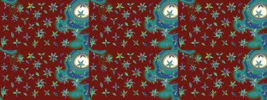 Çiçek arkaplan. Suluboya çiçek buketi. Çiçekli tebrik kartı. Doğum günü kartı ya da düğün davetiyesi. Kırmızı renklerde. Raster illüstrasyonu.