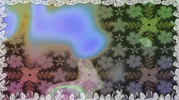 Raster illüstrasyonunda kusursuz çiçek deseni. Gri renkli çiçekler.