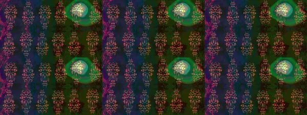 Çok renkli, zarif küçük çiçekler ve gri renkli komik böcekler, raster desen, illüstrasyon.