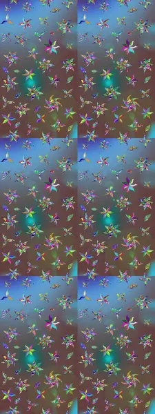 -Kahverengi çiçekler. Raster deseni. Çiçek kolajı. Çiçek arkaplan. Doğa. Küçük çiçekte güzel bir desen var. Çiçek bileşimi.