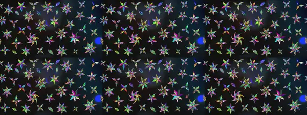 Gri renkli çiçekler. Düz Çiçek Elementleri Tasarımı. Renkli Yaz Temalı eskiz kalıbı. Raster illüstrasyonunda çiçek deseni çizimi.