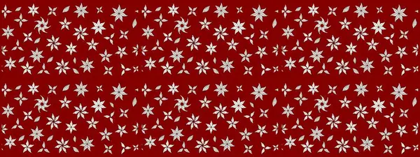 Çiçekli karalama şeklinde Raster çiçek deseni. Kibarca, kırmızı renkte yaz çiçekleri. Raster illüstrasyonu.