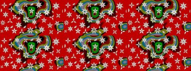 Klasik çiçek desenli. Yumuşak fayans. Yumuşak pamuk tasarımı. Paketleme, tekstil, duvar kâğıdı için çiçek eskizi. Raster taze dokusu.