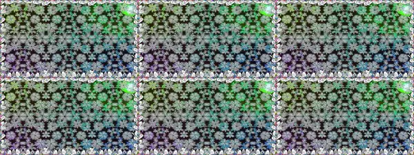 Raster illüstrasyonunda kusursuz çiçek deseni. Gri renkli çiçekler.