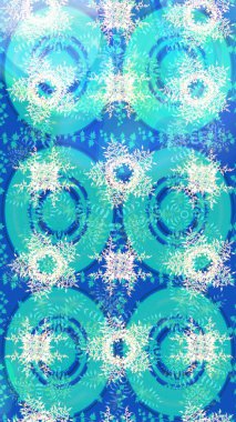 Noel Kar Taneleri Arkaplanı. Raster illüstrasyonu. Kar taneleri deseni. Raster Noel soyut renkli arka plan ve tatlı kar tanesi. Şirin Desen.