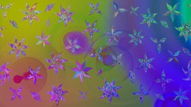 Raster çiçek izi. Klasik taslak çizimi. Çiçekli menekşe çizim deseni.