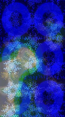 Mavi, gri ve nötr ikon silueti. Kar tanesi kışı mavi, gri ve nötr renklerde izole edilir. Kutlamanın sembolü. Yeni yıl tabelası. Noel tasarımı için. Raster illüstrasyonu.