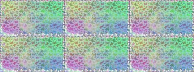 Kelebek deseni. Raster. Tarafsız ve mavi renkler üzerine bir resim. Moda Kumaşı Tasarımı. Soyut, kusursuz arkaplan.