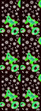 Küçük siyah çiçeklerle oldukça eski bir besin torbası deseni. Tekstil, kumaş, kapaklar, duvar kağıtları, baskı, paket, koleksiyon defteri, örgü, dekupaj için çiçek arkaplanı..