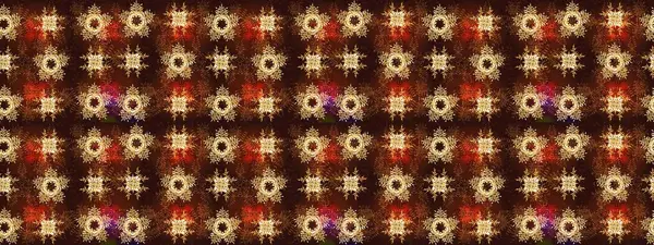 Raster illüstrasyonu. Renkli arka planda izole tatlı kar taneleri. Soyut mandala ya da tuhaf kar tanesi çizgisi sanat tasarımı.