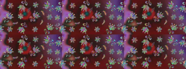 Grafiksel element dekorasyonu. Kahverengi ve mor siluet kar tanesi işareti. Kar Tanesi Mozaik ikonu. Düz dizayn. Raster illüstrasyonu. Sembol kışı, donmuş, Noel, yeni yıl tatili.