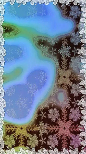 Sevimli çiçekleri, desenleri, mavi renkleri olan renksiz bir desen. Tekstil için dikişsiz suluboya desen. El çizimi çiçek pürüzsüz desen (taş)).