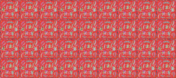 Pano. Raster illüstrasyonu. Renk fili arka planında ilginç karalamalar olan kusursuz desen.