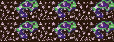 Kızılderili desenli desenli desenli şal deseni. Raster Henna dövme stili. Etnik Mandala süsü. Tekstil, tebrik kartı, boyama kitabı, telefon kılıfı baskısı için kullanılabilir.