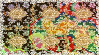 Kış kar dokusu duvar kağıdı. Noel altın kar tanesi kusursuz desen. Kahverengi renkte altın kar taneleri. Sembol tatili, yeni yıl kutlaması, altın desenler..