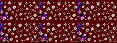 Raster güzel bir çiçek deseni çizmiş. Nazik romantik baskı. Bahar mevsimi. Tatil havası..