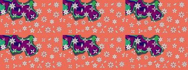 Klasik tropikal doğal elementlerin suluboya seti. Egzotik çiçekler, parlak botanik klasik turuncu renkler. Raster illüstrasyonu.