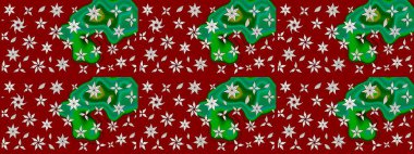 Arkaplan dokusu, duvar kağıdı, kırmızı renkli çiçek teması. Kabile sanatı boho baskısı, klasik çiçek arkaplanı. Soyut etnik raster çizim kalıbı.