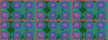 Çiçekli el, pürüzsüz desen çizmiş. Modern gelişim yeşil raster arka plan duvar kâğıdı illüstrasyon klasik çizgili iz sürme desenli çiçekler, çiçekli süsler.