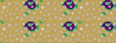 Colour Summer Theme sketch pattern Background. Flat Flower Elements Design. Trendy sketch Floral Pattern In Raster illustration. Beautiful fabric pattern.