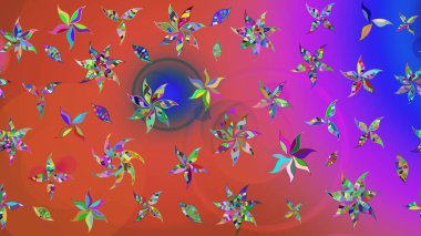 Tony 'nin kumaş kalıbını çiz. Küçük çiçekteki sevimli çiçek deseni. Raster illüstrasyonu. Modaya uygun kumaş deseni.