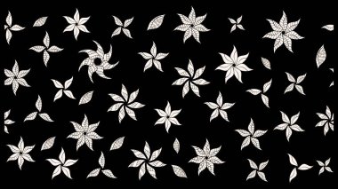 Şekil verilmiş çiçeklerle eskiz deseni. Süslü zentangle çizim dokusu, soyut çiçeklerle süslenmiş. Çiçek deseni duvar kağıdı, şablon dolguları ve web sayfası arkaplanı için kullanılabilir.