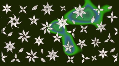 Modaya uygun kumaş deseni. Raster illüstrasyonu. Tony 'nin kumaş kalıbını çiz. Küçük çiçekte sevimli çiçek deseni var..