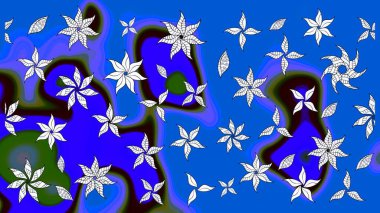 Sabıka fotoğraflarında, bebek kıyafetlerinde, duvar kâğıtlarında, paket kutularında falan kullanılabilir. Zarif, parlak ve eskiz mavi çiçek deseni tasarımı.