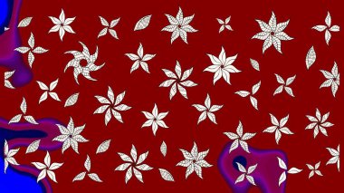 Ton halinde. Dekorasyon ve tasarım için güzel bir desen. Moda baskısı. Suluboya desenli çiçek deseni. Çiçeğin suluboya çizimlerinin zarif deseni.