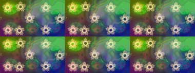 Snowflakes desen. Arka plan üzerinde izole soyut kar taneleri ile düz tasarım. Kar taneleri arka plan. Kar tanesi süs desen. Raster illüstrasyon.