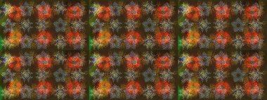 Kahverengi, gri ve mor renkli kar taneleri. Raster illüstrasyonu. Kar tanesi raster deseni. Renkli arka planda izole tatlı kar taneleri.