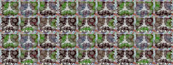 Parlak renkli çiçekleri ve kahverengi renkli yaprakları olan kusursuz çiçek desenleri. Modern çiçek arkaplanı. Moda baskıları için zarif bir şablon. Halk stili.